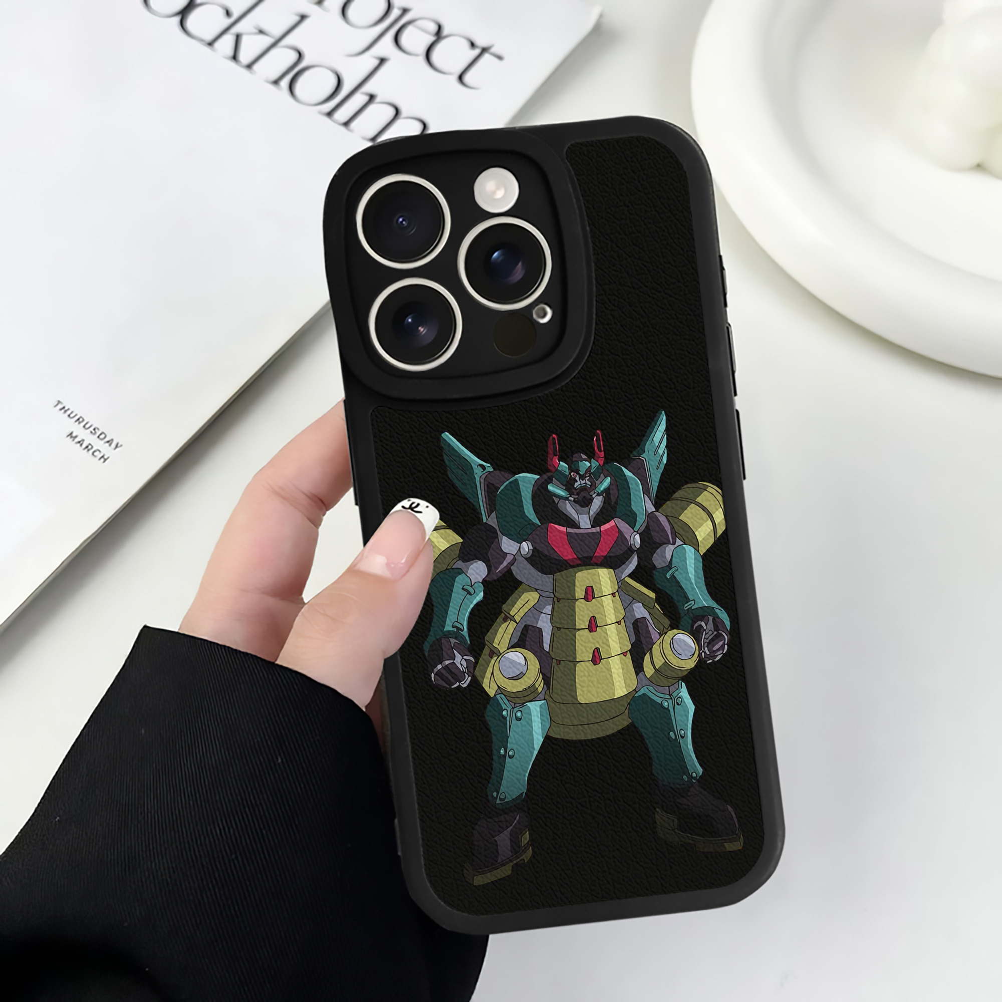 （画像用） 遊☆戯☆王 Yu-Gi-Oh! 【iPhone 16シリーズ対応】シリコンスマホケース（レザー調） 材質：シリコン